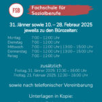 Schulanmeldung 2025/26